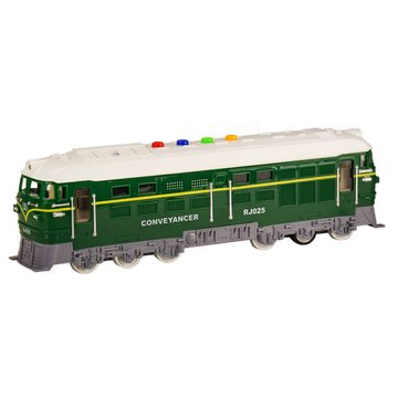Игрушечная модель поезда 7792B инерционный 7792B(Green) фото