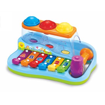 Музыкальная игрушка Hola Toys Ксилофон-стучалка с шариками (A856) A856 фото