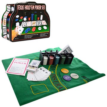 Настольная игра Покер THS-153 в металлической коробке THS-153 фото