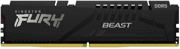 Память ПК Kingston DDR5 32GB KIT (16GBx2) 5600 FURY Beast Black EXPO (KF556C36BBEK2-32) KF556C36BBEK2-32 фото