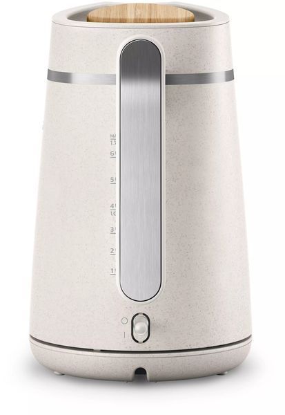 Електрочайник Philips Eco Conscious Edition, 1.7л, екопластик, LED підсвітка, звуковий сигнал, білий матовий - Уцінка HD9365/10 фото