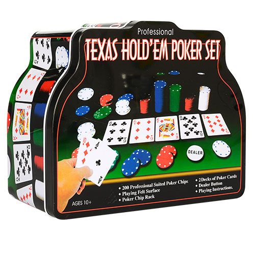 Настільна гра Покер THS-153 в металевій коробці THS-153 фото
