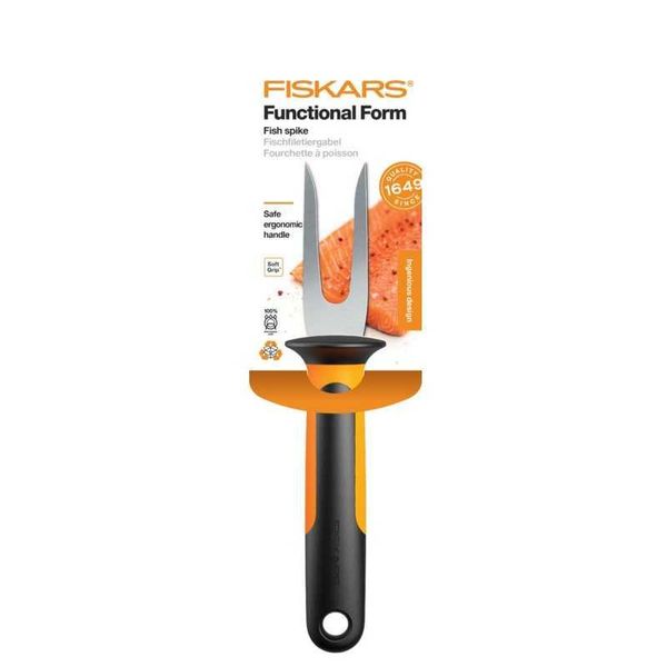 Вилка для рыбы Fiskars Functional Form, 7 см, нерж. сталь, пластик (1057547) 1057547 фото