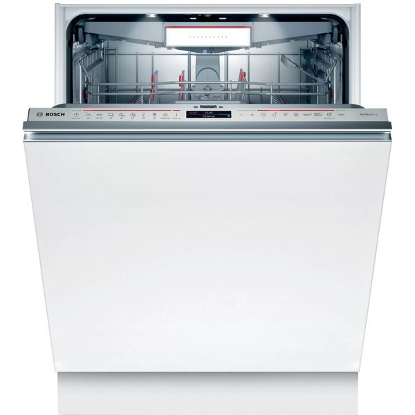Посудомийна машина Bosch вбудовувана, 14компл., A+++, 60см, дисплей, 3й кошик, білий (SMV8ZCX07E) SMV8ZCX07E фото
