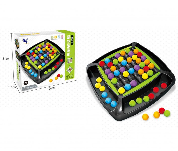 Настольная логическая игра "Радужные шары" , 48 шариков в наборе (M13E) M13E фото