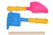 Набор для игры с песком-воздушной вертушкой (оранжевое ведро) 9 шт Same Toy HY-1206WUT-4 - Уцінка - Уцінка