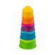 Пірамідка тактильна Чашки Fat Brain Toys dimpl stack (F293ML)