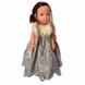 Лялька для дівчаток у сукні інтерактивна Silver M 5413-16-2 фото