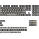 Набор кейкапов Akko ASA Clear printed keycap Black V2 Fullset (6925758621359)