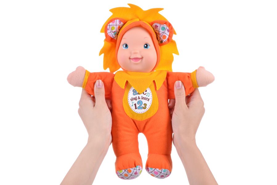 Кукла Sing and Learn Пой и Учись (оранжевый Львенок) Baby's First 21180-2 - Уцінка 21180-2 фото