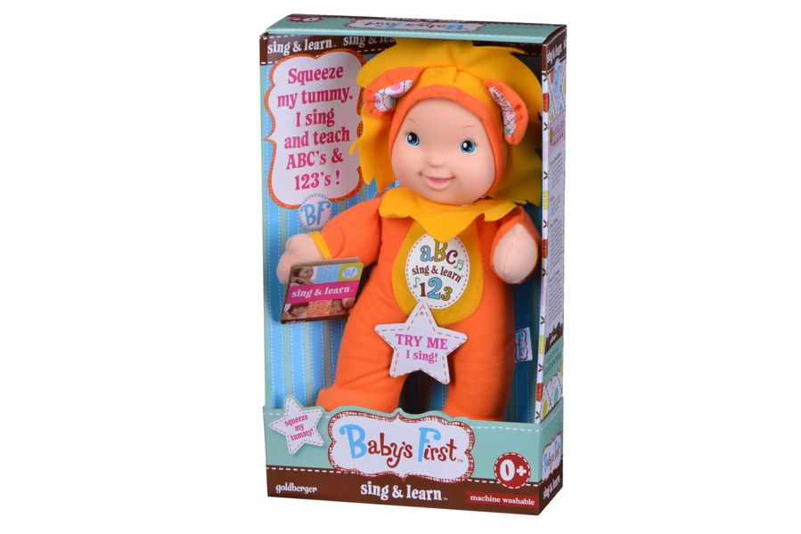 Лялька Sing and Learn Співай і Вчися (помаранчеве Левеня) Baby's First 21180-2 - Уцінка 21180-2 фото