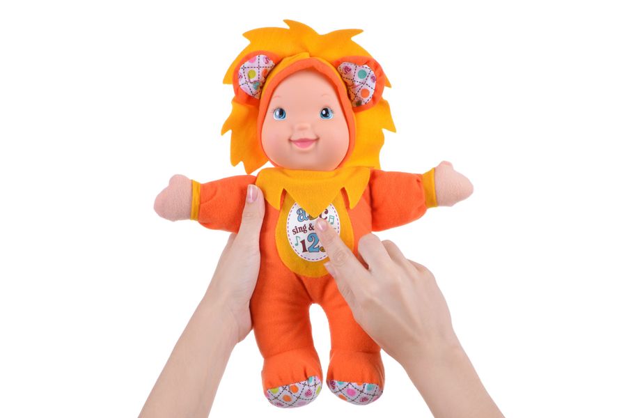 Кукла Sing and Learn Пой и Учись (оранжевый Львенок) Baby's First 21180-2 - Уцінка 21180-2 фото