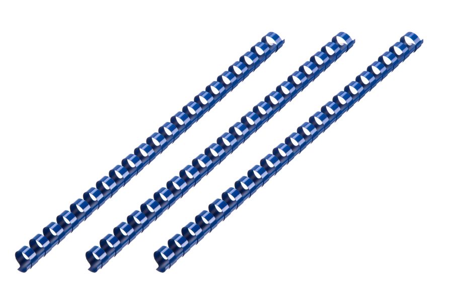 Пластиковые пружины для биндера 2E, 10мм, синие, 100шт. 2E-PL10-100CY фото