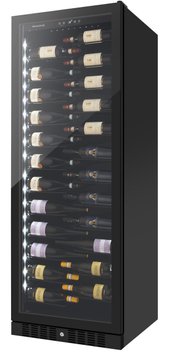 Холодильник Philco для вина, 45х25х50, холод.отд.-21л, зон - 1, бут-8, диспл, подсветка, черный PW8F PW1433LV фото