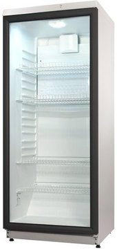 Холодильна вітрина Snaige, 145x60х60, 290л, полок - 4, зон - 1, бут-126, 1дв., ST, білий (CD29DM-S302S) CD29DM-S302S фото