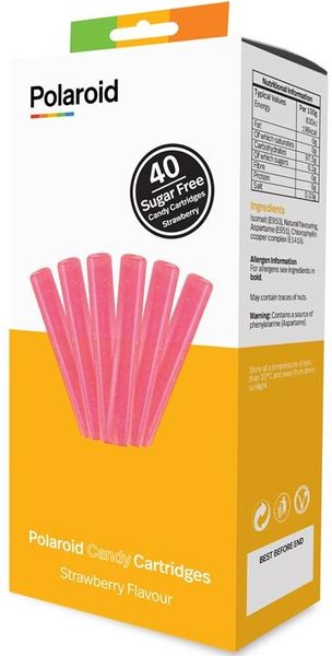 Картридж для 3D ручки Polaroid Candy порція Kарамель, 3г, полуниця, 40шт, рожевий PL-2505-00 фото