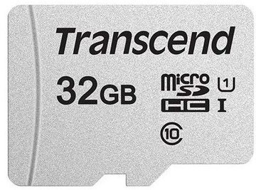 Карта памяти Transcend microSD 32GB C10 UHS-I R100/W20MB/s + SD (TS32GUSD300S-A) TS32GUSD300S-A фото