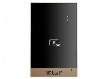 Зчитувач BAS-IP CR-02BD, Mifare, Bluetooth, NFC, безконтактна картка, золотий CR-02BD_G фото