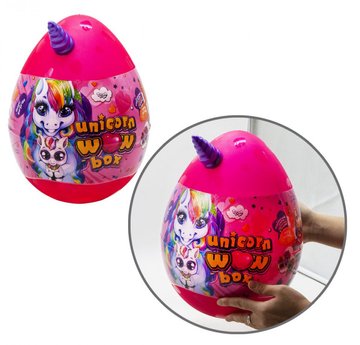 Набор для творчества в яйце "Unicorn WOW Box" UWB-01-01U для девочек UWB-01-01U фото