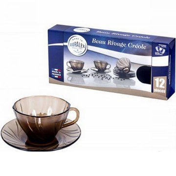 Сервиз чайный Duralex Beau Rivage Creole, 12 предметов (9005CS12) 9005CS12 фото