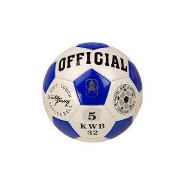 М'яч футбольний B26114 діаметр 21,8 см B26114(White-Blue) фото