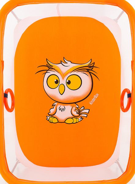 Манеж Qvatro Сонечко-02 дрібна сітка помаранчевий (owl) (624977) BR-624977 фото