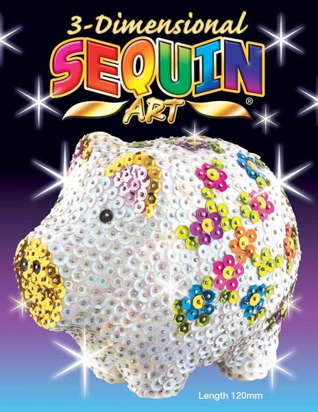 Набор для творчества 3D Поросенок Sequin Art (SA1704) SA1704 фото
