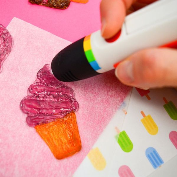 Картридж для 3D ручки Polaroid Candy порція Kарамель, 3г, полуниця, 40шт, рожевий PL-2505-00 фото