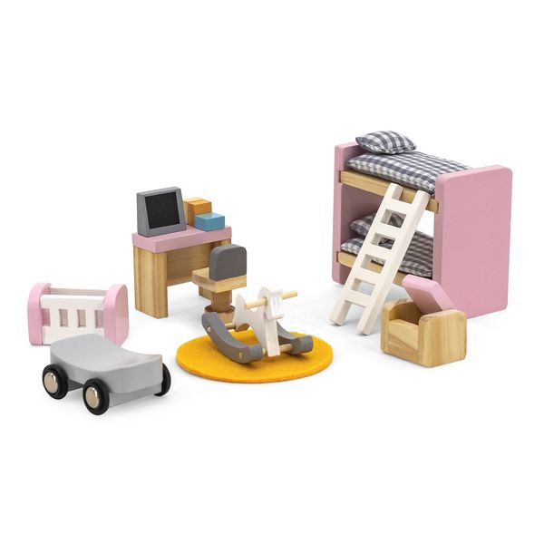 Деревянная мебель для кукол Viga Toys PolarB Детская комната (44036) 44036 фото