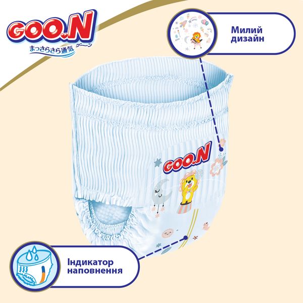Трусики-підгузки GOO.N Premium Soft для дітей 7-12 кг (розмір 3(M), унісекс, 50 ​​шт) 863227 863227 фото