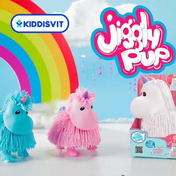 Интерактивная игрушка JIGGLY PUP - ВОЛШЕБНЫЙ ЕДИНОРОГ (розовый) (JP002-WB-PI) JP002-WB фото