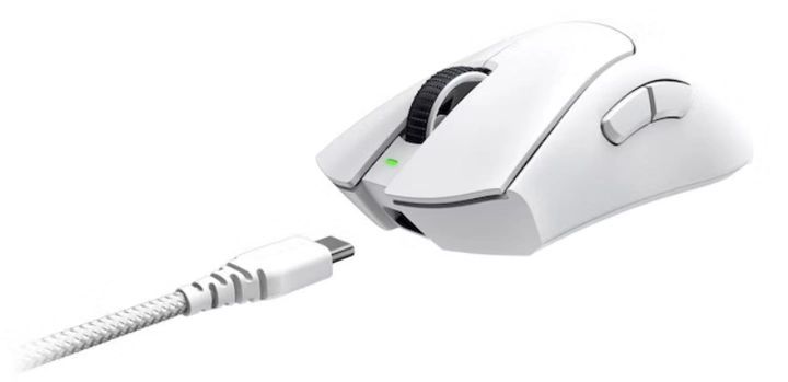 Миша Razer Deathadder V3 Pro, USB-A/WL/BT, білий (RZ01-04630200-R3G1) RZ01-04630200-R3G1 фото