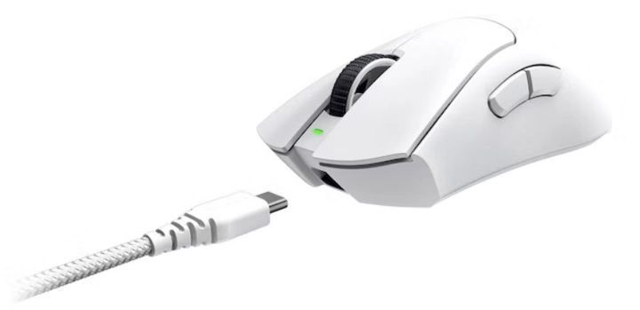 Мышь Razer Deathadder V3 Pro, USB-A/WL/BT, белый (RZ01-04630200-R3G1) RZ01-04630200-R3G1 фото
