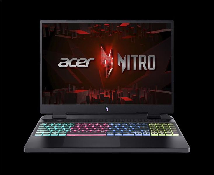 Ноутбук Acer Nitro 16 AN16-51 16" WUXGA IPS, Intel i7-13700H, 32GB, F1TB, NVD4050-6, Lin, чорний (NH.QJMEU.007) NH.QJMEU.007 фото
