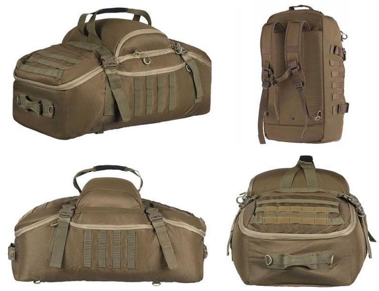 Cумка-баул/рюкзак 2Е Tactical, XL, зелена (2E-MILDUFBKP-XL-OG) 2E-MILDUFBKP-XL-OG фото