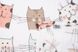 Плед Ardesto Flannel, 160х200 см, 100% поліестер, великі коти