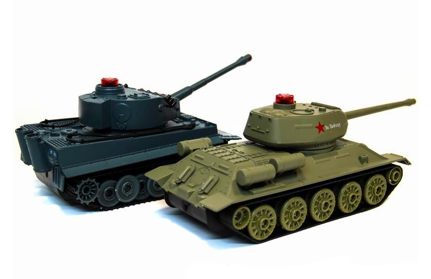 Танковый бой р/у 1:32 HuanQi 555 Tiger vs Т-34 (HQ-555) HQ-555 фото