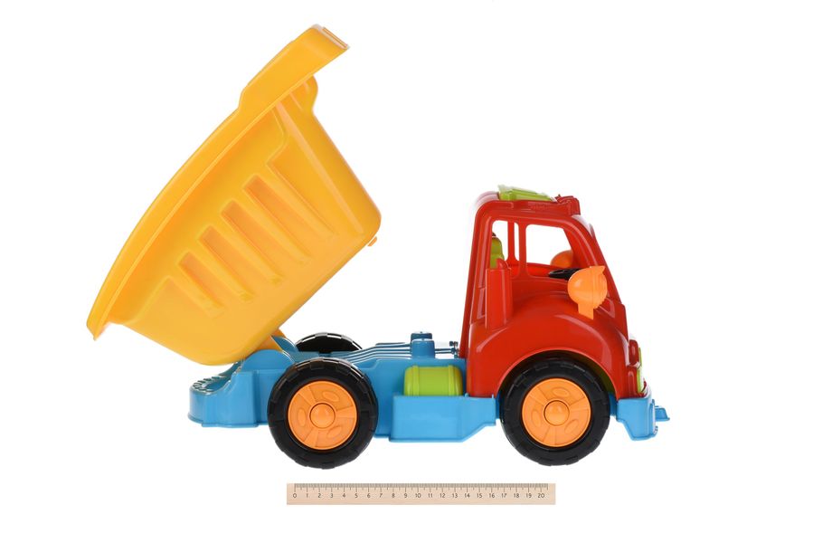 Набір для гри з піском-Вантажівка червона кабіна/жовтий кузов (11 од.) Same Toy 968Ut-1 968Ut-1 фото
