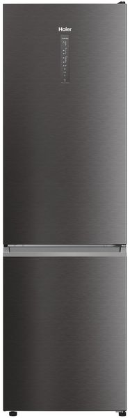 Холодильник Haier з нижн. мороз., 200x66х60, холод.відд.-258л, мороз.відд.-119л, 2дв., А+, NF, інв., дисплей, зона нульова, чорний (HDW3620DNPD) HDW3620DNPD фото