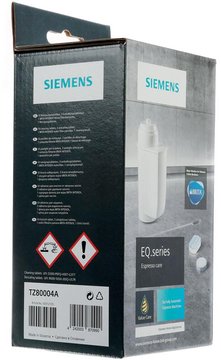 Набір для чистки кавоварок Siemens, 10 т. від жиру, 3 т. від накипу, 1 фільтр, 1 щітка (TZ80004A) TZ80004A фото