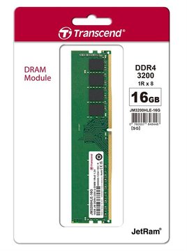 Память ПК Transcend DDR4 16GB 3200 (JM3200HLE-16G) JM3200HLE-16G фото