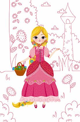 Бумажные куклы-Сказочные принцессы Janod (J07836) J07836 фото
