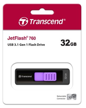 Накопичувач Transcend 32GB USB 3.1 Type-A JetFlash 760 (TS32GJF760) TS32GJF760 фото