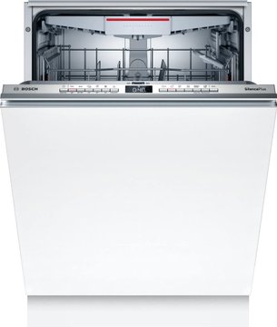 Посудомийна машина Bosch вбудовувана, 14компл., A++, 60см, дисплей, 3й кошик, білий (SBH4HCX48E) SBH4HCX48E фото