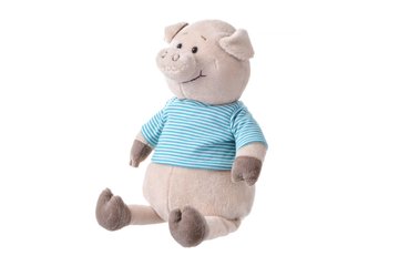 Мягкая игрушка Свинка в тельняшке (голубой) (35 см) Same Toy THT715 - Уцінка THT715 фото