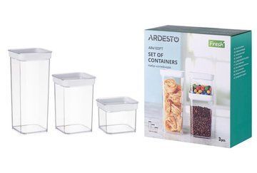Набір контейнерів для зберігання продуктів Ardesto Fresh, 3шт, пластик, білий (AR4103FT) - Уцінка AR4103FT фото