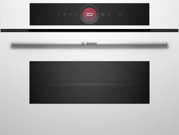 Духова шафа Bosch електрична компактна, 45л, A, дисплей, конвекція, ф-ція мікрохвиль, білий (CMG7241W1) CMG7241W1 фото