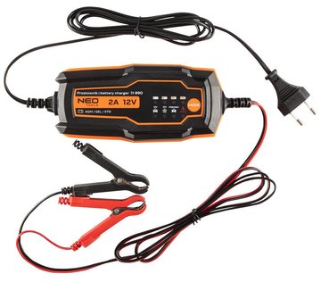 Зарядний пристрій Neo Tools, 2А/35Вт, 4-60Аг, для STD/AGM/GEL акумуляторів 11-890 фото