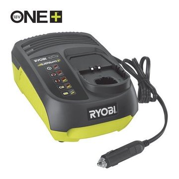 Зарядний пристрій Ryobi RC18118C, 18В ONE+, з живленням від автомобільної мережі 12В 5133002893 фото