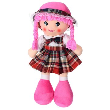 Лялька м'яконабивна Bambi 62236, 35 см Рожевий 62236 фото
